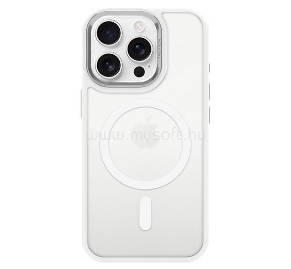 TACTICAL iPhone 16 Pro TACTICAL MAGFORCE HYPERSTEALTH 3.0 szilikon telefonvédő ütésállóság, MagSafe, FEHÉR