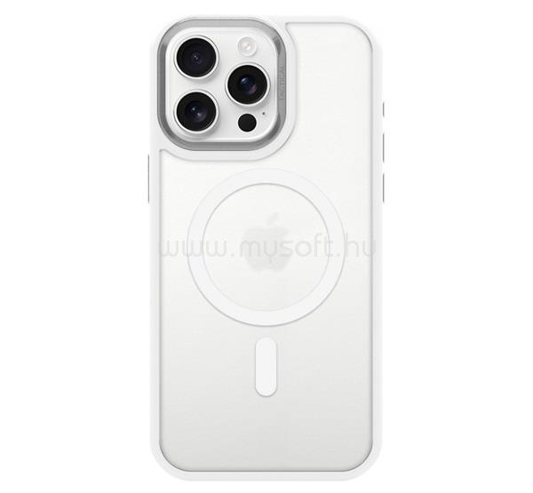 TACTICAL iPhone 16 Pro Max TACTICAL MAGFORCE HYPERSTEALTH 3.0 szilikon telefonvédő ütésállóság, MagSafe, FEHÉR