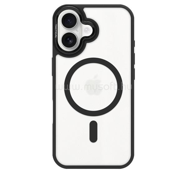 TACTICAL iPhone 16 TACTICAL MAGFORCE HYPERSTEALTH 3.0 szilikon telefonvédő ütésállóság, MagSafe, FEKETE