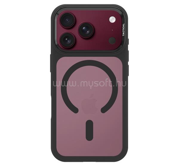 TACTICAL iPhone 18 Pro / 17 Pro TACTICAL MAGFORCE HYPERSTEALTH 3.0 szilikon telefonvédő ütésállóság, MagSafe, FEKETE