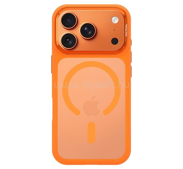 TACTICAL iPhone 18 Pro / 17 Pro TACTICAL MAGFORCE HYPERSTEALTH 3.0 szilikon telefonvédő ütésállóság, MagSafe, NARANCSSÁRGA