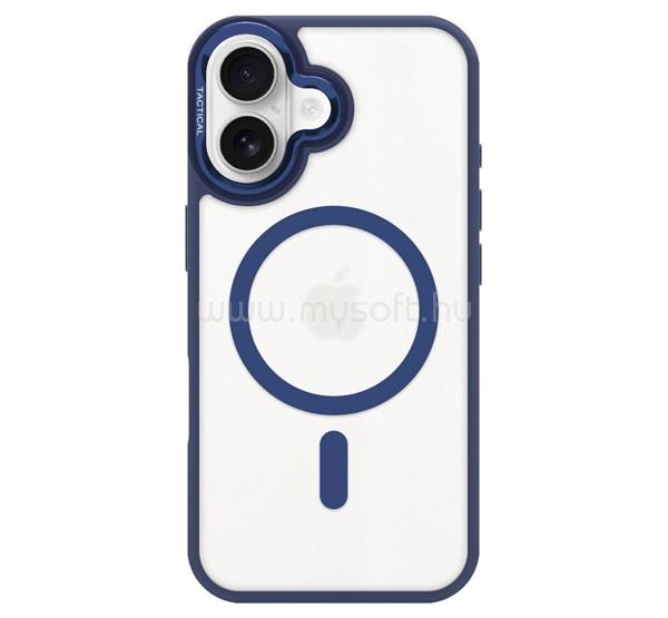 TACTICAL iPhone 16 TACTICAL MAGFORCE HYPERSTEALTH 3.0 szilikon telefonvédő ütésállóság, MagSafe, SÖTÉTKÉK