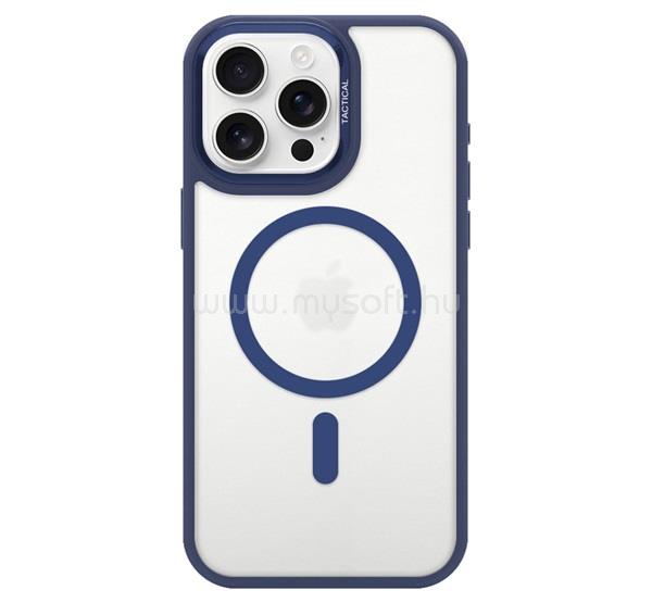 TACTICAL iPhone 16 Pro Max TACTICAL MAGFORCE HYPERSTEALTH 3.0 szilikon telefonvédő ütésállóság, MagSafe, SÖTÉTKÉK