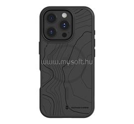TACTICAL iPhone 16 Pro TACTICAL MAGFORCE HYPERSTEALTH SIKA szilikon telefonvédő ütésállóság, topográfiai minta, FEKETE TACTICAL_57983126307 small