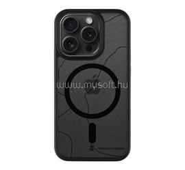 TACTICAL iPhone 15 Pro TACTICAL MAGFORCE HYPERSTEALTH SIKA szilikon telefonvédő ütésállóság, topográfiai minta, FEKETE TACTICAL_57983126327 small