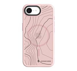 TACTICAL iPhone 17e / 16e TACTICAL MAGFORCE HYPERSTEALTH SIKA szilikon telefonvédő ütésállóság, topográfiai minta, RÓZSASZÍN TACTICAL_57983126318 small