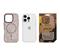 TACTICAL iPhone 16 Pro TACTICAL MAGFORCE HYPERSTEALTH SIKA szilikon telefonvédő ütésállóság, topográfiai minta, SÖTÉTBARNA TACTICAL_57983126311 small