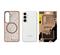 TACTICAL Samsung S26 TACTICAL MAGFORCE HYPERSTEALTH SIKA szilikon telefonvédő ütésállóság, topográfiai minta, SÖTÉTBARNA TACTICAL_57983129128 small