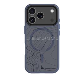 TACTICAL iPhone 18 Pro TACTICAL MAGFORCE HYPERSTEALTH SIKA szilikon telefonvédő ütésállóság, topográfiai minta, SÖTÉTKÉK TACTICAL_57983126294 small