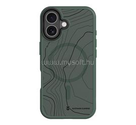 TACTICAL iPhone 17 TACTICAL MAGFORCE HYPERSTEALTH SIKA szilikon telefonvédő ütésállóság, topográfiai minta, SÖTÉTZÖLD TACTICAL_57983126285 small
