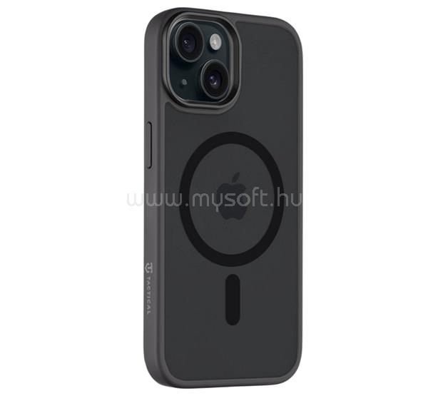 TACTICAL iPhone 15 TACTICAL MAGFORCE HYPERSTEALTH szilikon telefonvédő ütésállóság, MagSafe, FEKETE