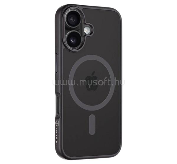 TACTICAL iPhone 16 TACTICAL MAGFORCE HYPERSTEALTH szilikon telefonvédő ütésállóság, MagSafe, FEKETE