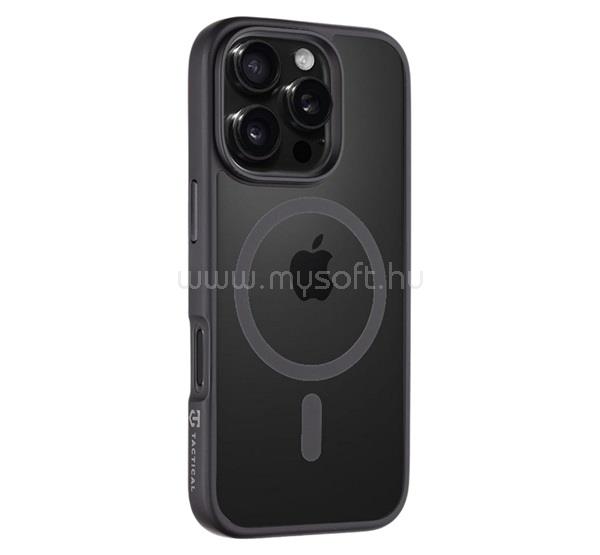 TACTICAL iPhone 16 Pro TACTICAL MAGFORCE HYPERSTEALTH szilikon telefonvédő ütésállóság, MagSafe, FEKETE