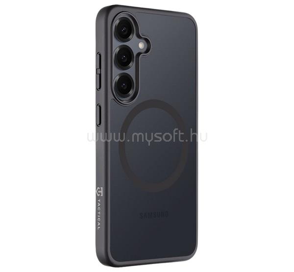 TACTICAL Samsung S25 TACTICAL MAGFORCE HYPERSTEALTH szilikon telefonvédő ütésállóság, MagSafe, FEKETE