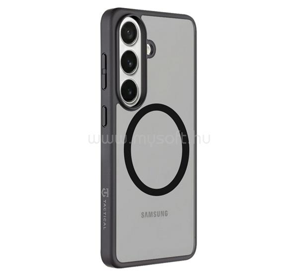 TACTICAL Samsung S26 TACTICAL MAGFORCE HYPERSTEALTH szilikon telefonvédő ütésállóság, MagSafe, FEKETE