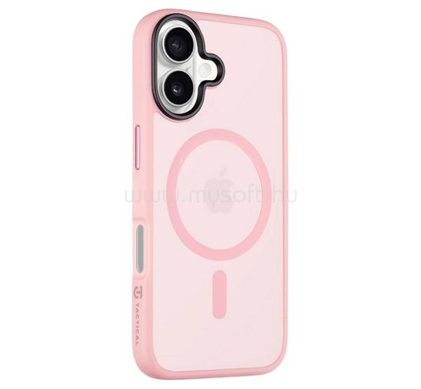TACTICAL iPhone 16 TACTICAL MAGFORCE HYPERSTEALTH szilikon telefonvédő ütésállóság, MagSafe, RÓZSASZÍN