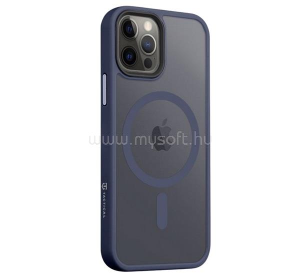 TACTICAL iPhone 12 Pro / 12 TACTICAL MAGFORCE HYPERSTEALTH szilikon telefonvédő ütésállóság, MagSafe, SÖTÉTKÉK