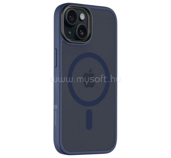 TACTICAL iPhone 15 TACTICAL MAGFORCE HYPERSTEALTH szilikon telefonvédő ütésállóság, MagSafe, SÖTÉTKÉK