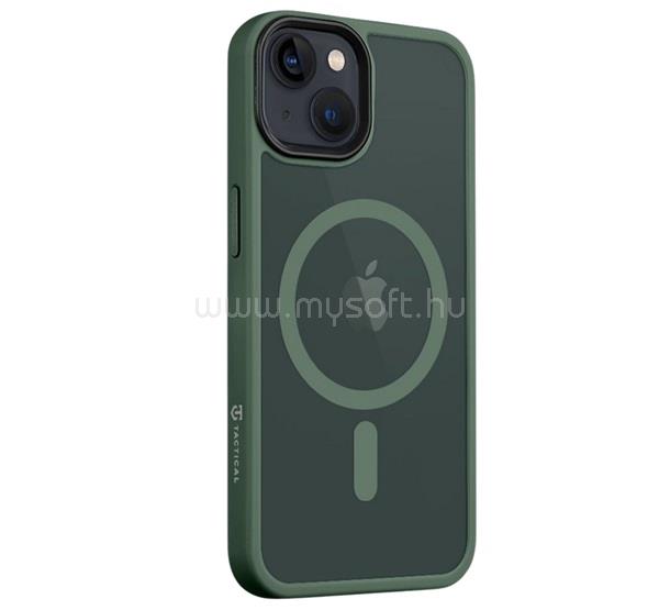 TACTICAL iPhone 13 TACTICAL MAGFORCE HYPERSTEALTH szilikon telefonvédő ütésállóság, MagSafe, SÖTÉTZÖLD