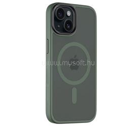 TACTICAL iPhone 15 TACTICAL MAGFORCE HYPERSTEALTH szilikon telefonvédő ütésállóság, MagSafe, SÖTÉTZÖLD TACTICAL_57983115958 small