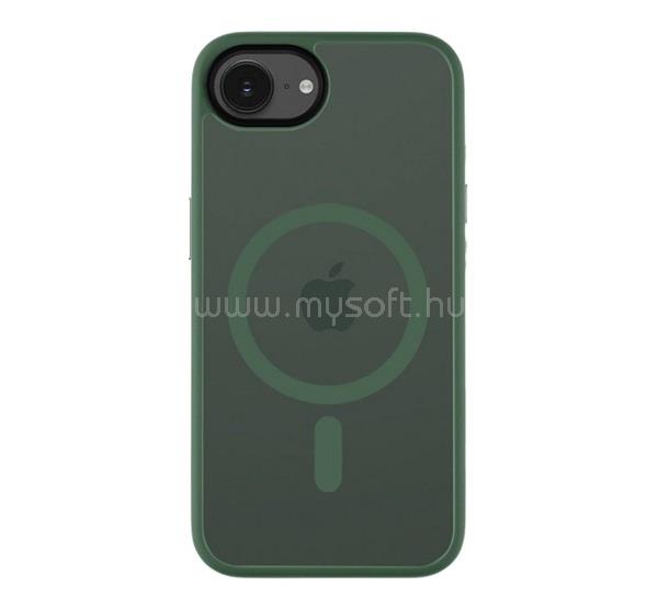 TACTICAL iPhone 17e / 16e TACTICAL MAGFORCE HYPERSTEALTH szilikon telefonvédő ütésállóság, MagSafe, SÖTÉTZÖLD