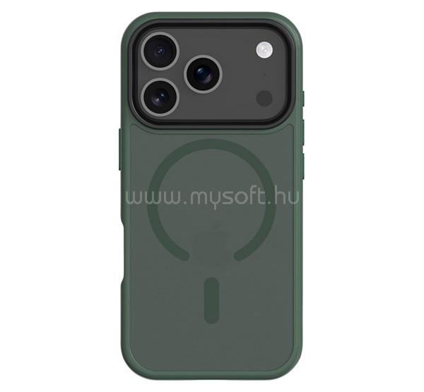 TACTICAL iPhone 18 Pro / 17 Pro TACTICAL MAGFORCE HYPERSTEALTH szilikon telefonvédő ütésállóság, MagSafe, SÖTÉTZÖLD