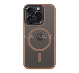 TACTICAL iPhone 15 Pro TACTICAL MAGFORCE HYPERSTEALTH szilikon telefonvédő ütésállóság, MagSafe, VILÁGOSBARNA TACTICAL_57983124956 small