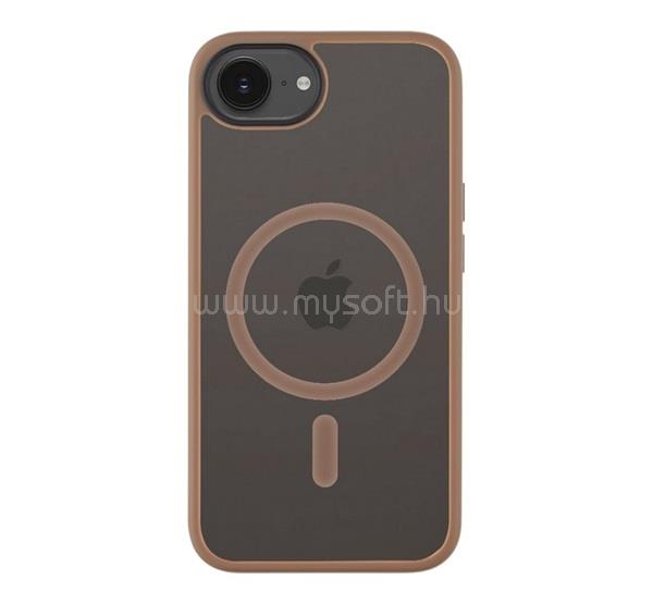 TACTICAL iPhone 17e / 16e TACTICAL MAGFORCE HYPERSTEALTH szilikon telefonvédő ütésállóság, MagSafe, VILÁGOSBARNA