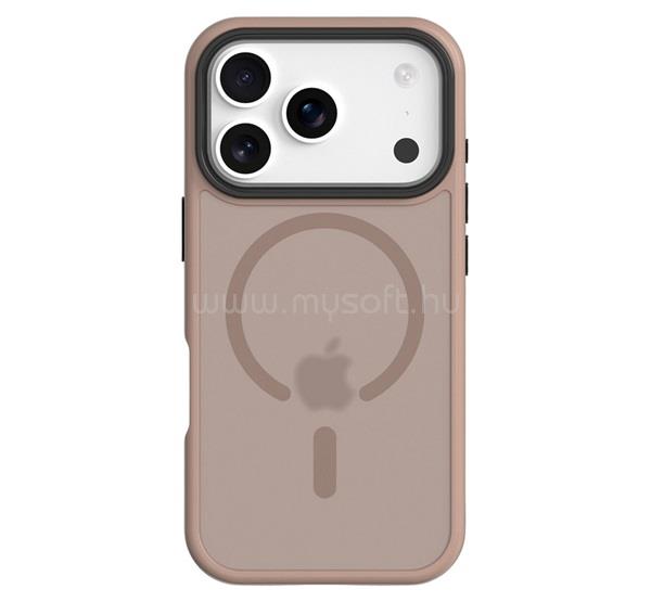 TACTICAL iPhone 18 Pro / 17 Pro TACTICAL MAGFORCE HYPERSTEALTH szilikon telefonvédő ütésállóság, MagSafe, VILÁGOSBARNA