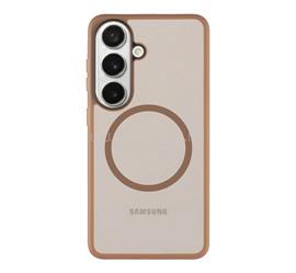 TACTICAL Samsung S26 TACTICAL MAGFORCE HYPERSTEALTH szilikon telefonvédő ütésállóság, MagSafe, VILÁGOSBARNA TACTICAL_57983129134 small