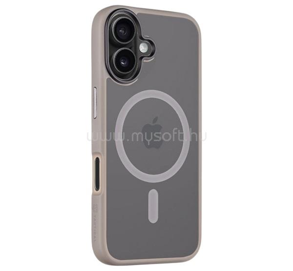 TACTICAL iPhone 16 TACTICAL MAGFORCE HYPERSTEALTH szilikon telefonvédő ütésállóság, MagSafe, VILÁGOSSZÜRKE