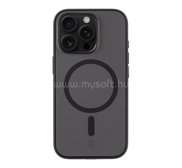 TACTICAL iPhone 16 Pro TACTICAL MAGFORCE SMOOTHISFAST szilikon telefonvédő ütésállóság, MagSafe, FEKETE