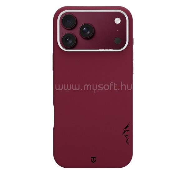 TACTICAL iPhone 18 Pro Max TACTICAL MAGFORCE VELVET SMOOTHIE 2.0 szilikon telefonvédő ütésállóság, MagSafe, BURGUNDY