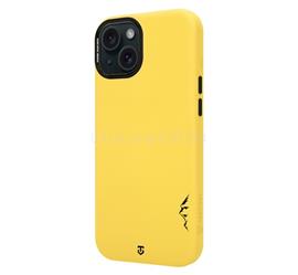 TACTICAL iPhone 15 TACTICAL MAGFORCE VELVET SMOOTHIE 2.0 szilikon telefonvédő ütésállóság, MagSafe, CITROMSÁRGA TACTICAL_57983131276 small