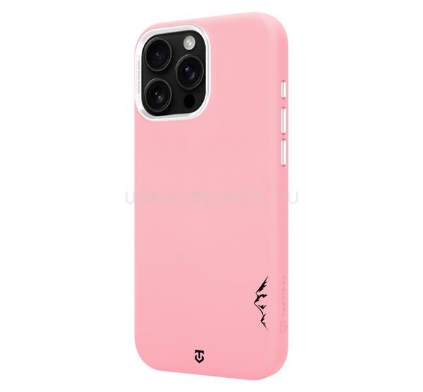 TACTICAL iPhone 16 Pro Max TACTICAL MAGFORCE VELVET SMOOTHIE 2.0 szilikon telefonvédő ütésállóság, MagSafe, RÓZSASZÍN