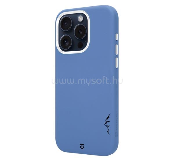 TACTICAL iPhone 15 Pro TACTICAL MAGFORCE VELVET SMOOTHIE 2.0 szilikon telefonvédő ütésállóság, MagSafe, SÖTÉTKÉK