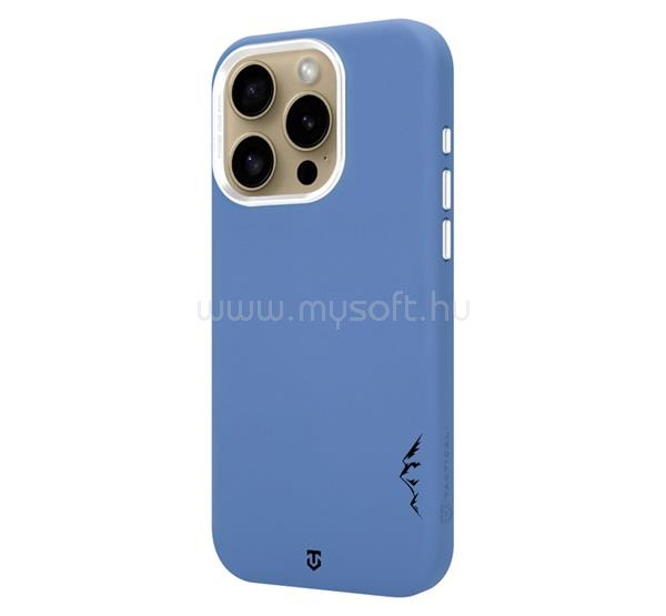 TACTICAL iPhone 16 Pro TACTICAL MAGFORCE VELVET SMOOTHIE 2.0 szilikon telefonvédő ütésállóság, MagSafe, SÖTÉTKÉK