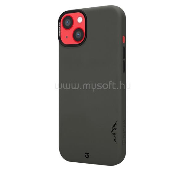 TACTICAL iPhone 14 TACTICAL MAGFORCE VELVET SMOOTHIE 2.0 szilikon telefonvédő ütésállóság, MagSafe, SÖTÉTSZÜRKE