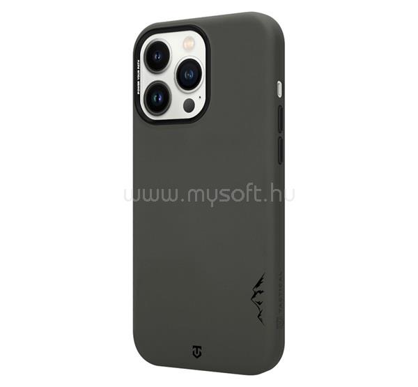 TACTICAL iPhone 14 Pro TACTICAL MAGFORCE VELVET SMOOTHIE 2.0 szilikon telefonvédő ütésállóság, MagSafe, SÖTÉTSZÜRKE
