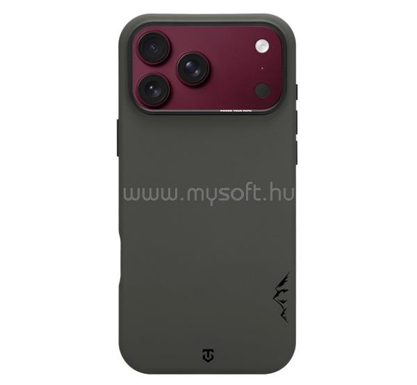 TACTICAL iPhone 18 Pro Max TACTICAL MAGFORCE VELVET SMOOTHIE 2.0 szilikon telefonvédő ütésállóság, MagSafe, SÖTÉTSZÜRKE