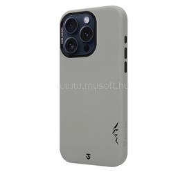 TACTICAL iPhone 15 Pro TACTICAL MAGFORCE VELVET SMOOTHIE 2.0 szilikon telefonvédő ütésállóság, MagSafe, VILÁGOSSZÜRKE TACTICAL_57983131280 small