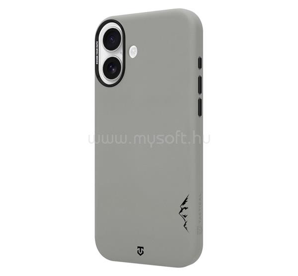 TACTICAL iPhone 17 TACTICAL MAGFORCE VELVET SMOOTHIE 2.0 szilikon telefonvédő ütésállóság, MagSafe, VILÁGOSSZÜRKE