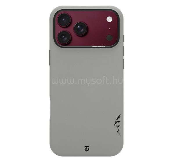 TACTICAL iPhone 18 Pro Max TACTICAL MAGFORCE VELVET SMOOTHIE 2.0 szilikon telefonvédő ütésállóság, MagSafe, VILÁGOSSZÜRKE