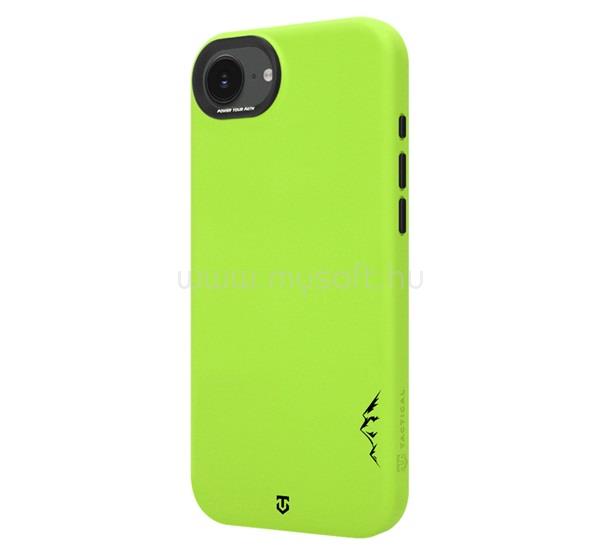 TACTICAL iPhone 17e / 16e TACTICAL MAGFORCE VELVET SMOOTHIE 2.0 szilikon telefonvédő ütésállóság, MagSafe, VILÁGOSZÖLD