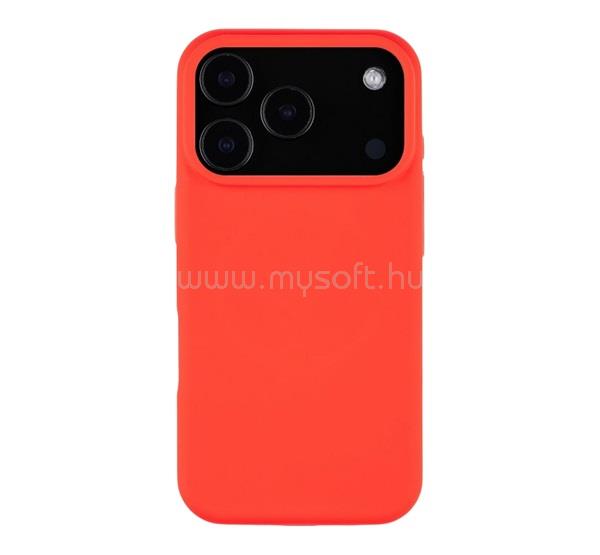 TACTICAL iPhone 18 Pro / 17 Pro TACTICAL MAGFORCE VELVET SMOOTHIE szilikon telefonvédő ütésállóság, MagSafe, PIROS