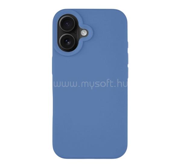 TACTICAL iPhone 16 TACTICAL MAGFORCE VELVET SMOOTHIE szilikon telefonvédő ütésállóság, MagSafe, SÖTÉTKÉK