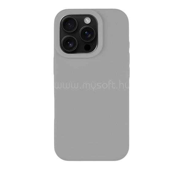 TACTICAL iPhone 16 Pro TACTICAL MAGFORCE VELVET SMOOTHIE szilikon telefonvédő ütésállóság, MagSafe, VILÁGOSSZÜRKE