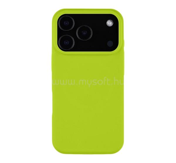 TACTICAL iPhone 18 Pro / 17 Pro TACTICAL MAGFORCE VELVET SMOOTHIE szilikon telefonvédő ütésállóság, MagSafe, VILÁGOSZÖLD
