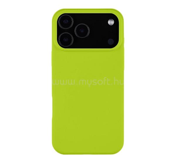 TACTICAL iPhone 18 Pro Max TACTICAL MAGFORCE VELVET SMOOTHIE szilikon telefonvédő ütésállóság, MagSafe, VILÁGOSZÖLD