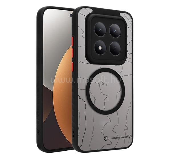 TACTICAL Redmi Note 15 Pro 5G TACTICAL MAGFORCE WARTHOG szilikon telefonvédő erős ütésállóság, MagSafe, FEKETE